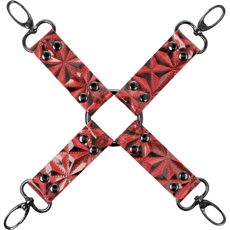 BEGME - RED EDITION HOG TIE EM COURO VEGANO
