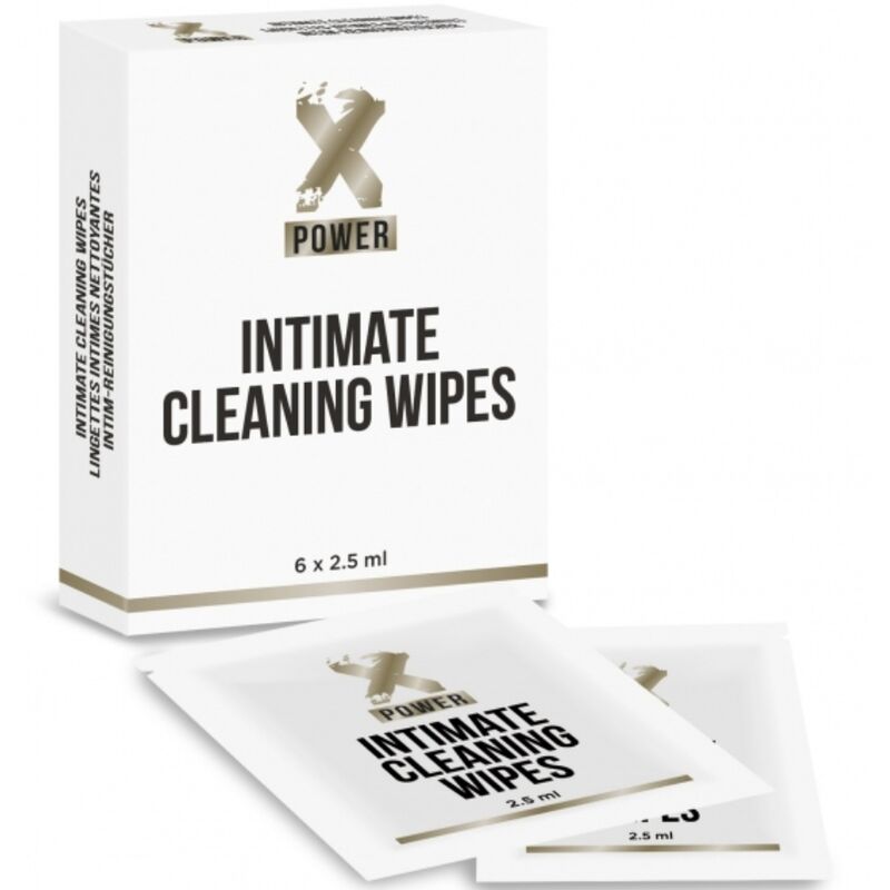 XPOWER - TOALHITAS DE LIMPEZA ÍNTIMA 6 UNIDADES