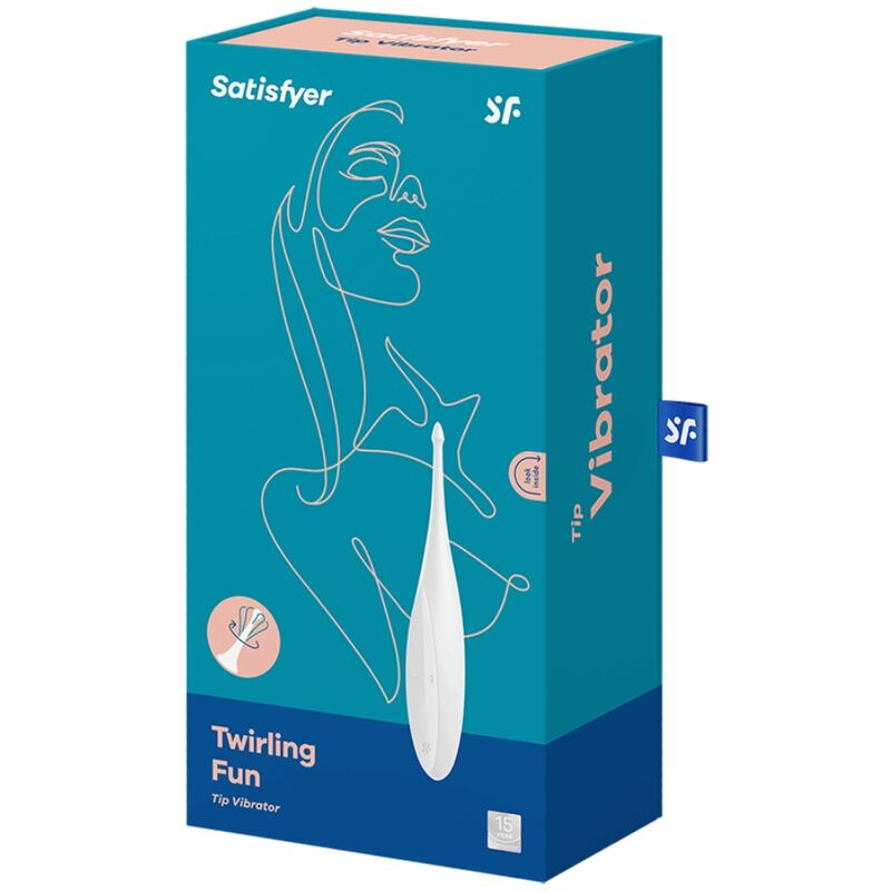 SATISFYER - TWIRLING FUN ESTIMULADOR CLITORIANO BRANCO