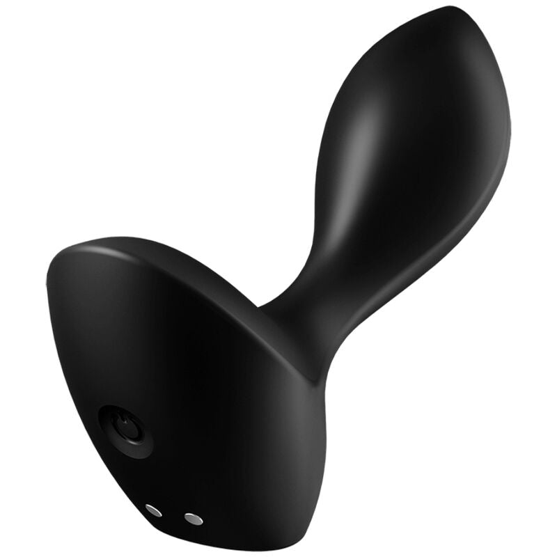 SATISFYER - BACKDOOR LOVER PLUG ANAL COM VIBRAÇÃO PRETO