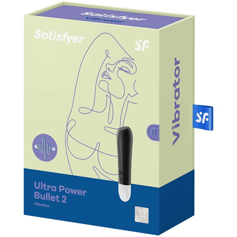 SATISFYER - ULTRA POWER BULLET 2 BALA VIBRADORA PRETA