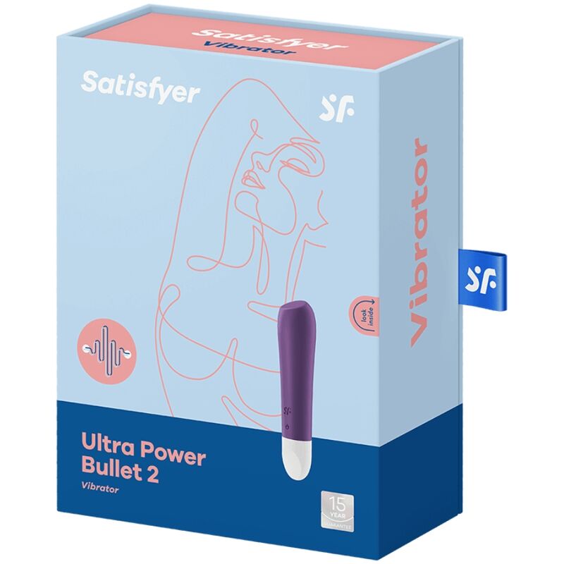 SATISFYER - ULTRA POWER BULLET 2 BALA VIBRADORA ROXA