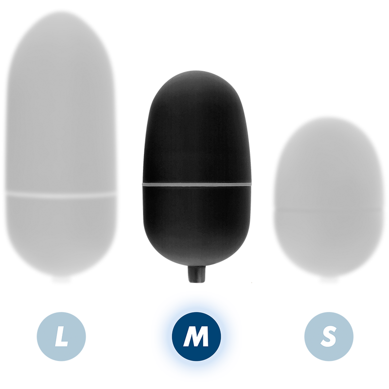 ONLINE - OVO VIBRADOR CONTROLO REMOTO TAMANHO M PRETO