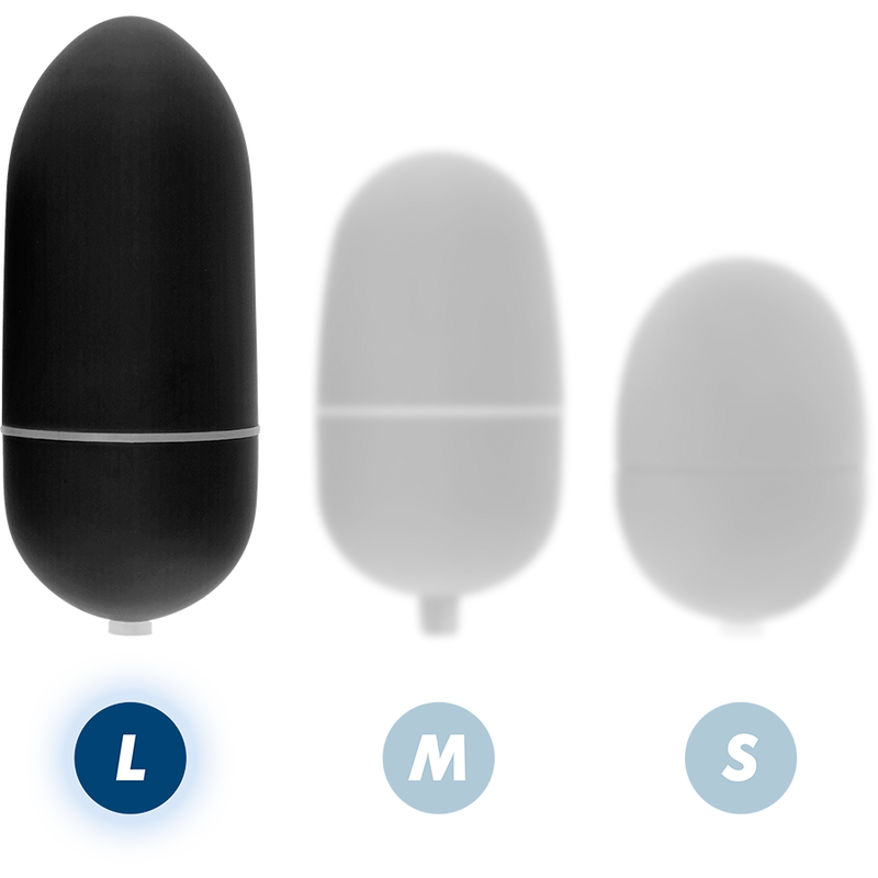 ONLINE - OVO VIBRADOR CONTROLO REMOTO TAMANHO L PRETO