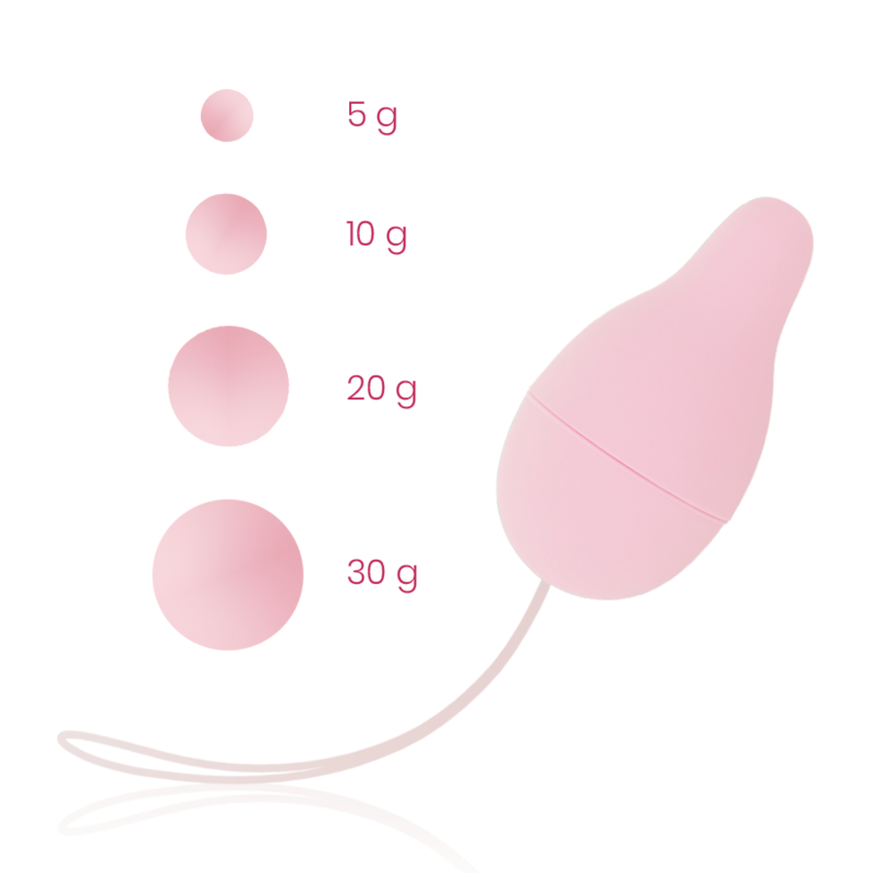 OHMAMA - TREINADOR DE SOLO PÉLVICO KEGEL COM PESOS