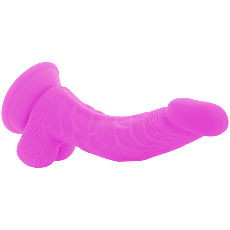 DIVERSIA - DILDO REALISTA FLEXÍVEL COM VIBRAÇÃO LILÁS 21.5 CM -Ø- 4.5 CM