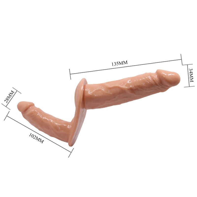 BAILE - ULTRA PASSIONATE ARNÊS COM DILDOS DUPLOS