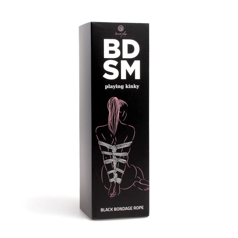 SECRETPLAY - CORDA BONDAGE PRETA BDSM COLLECTION