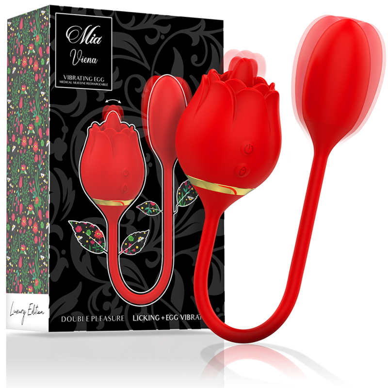 MIA - VIENA DOUBLE PLEASURE LICKING + OVO VIBRADOR