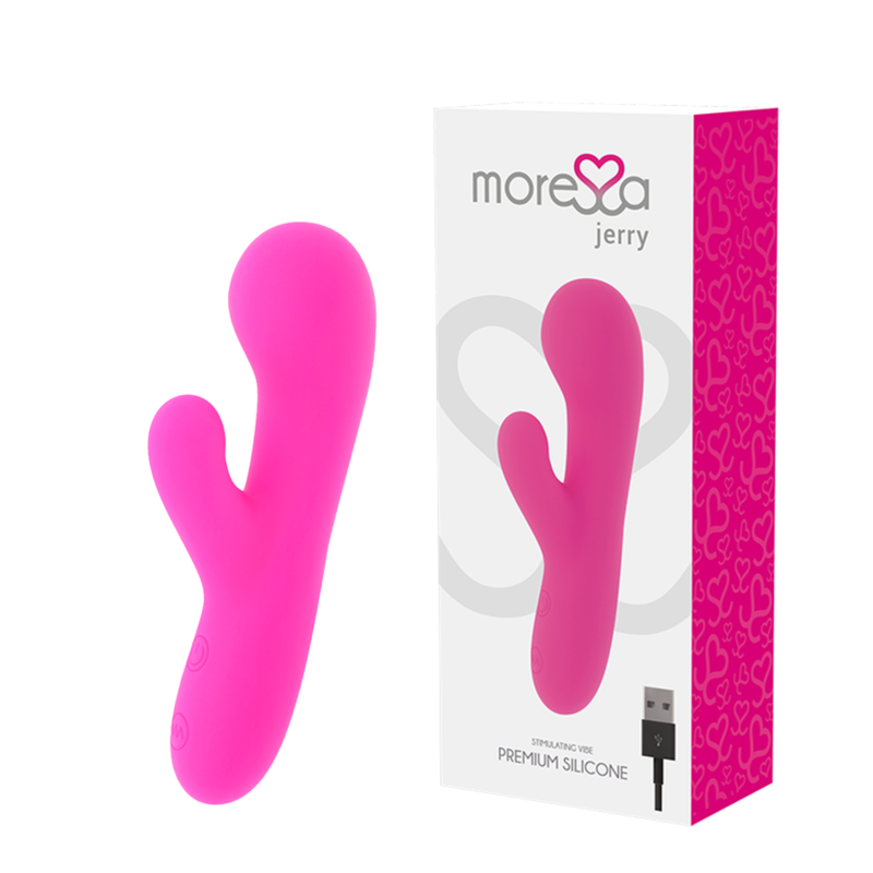 MORESSA - JERRY CLIP VIBRADOR PONTO G E CLITÓRIS PREMIUM SILICONE RECARREGÁVEL - Sex Shop Sexy