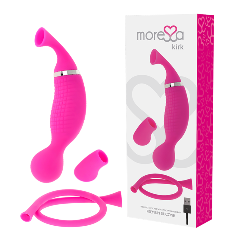 MORESSA - KIRK DUO ONDAS ESTIMULADORAS + ESTIMULADOR MULTI-FUNÇÕES PREMIUM SILICONE RECARREGÁVEL - Sex Shop Sexy
