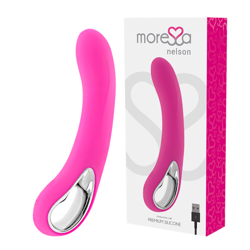 MORESSA - NELSON ESTIMULADOR PONTO G PREMIUM SILICONE RECARREGÁVEL - Sex Shop Sexy