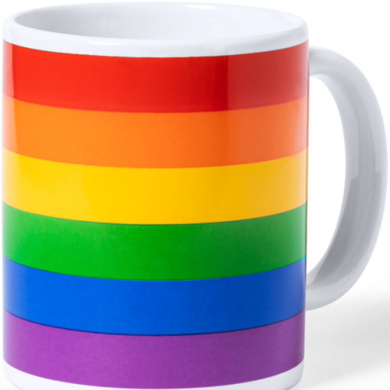 Orgullo - Caneca Bandeira LGBT en Caixa Individual Kraft