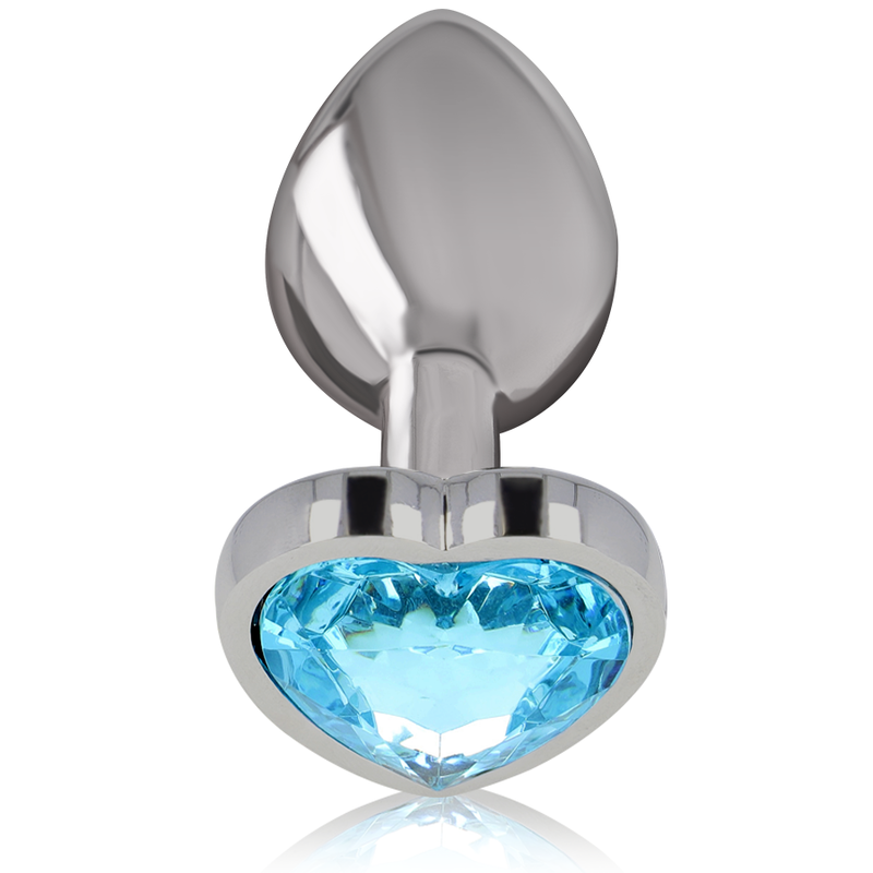 INTENSE - PLUG ANAL DE ALUMINIO METAL CORAO AZUL TAMANHO L