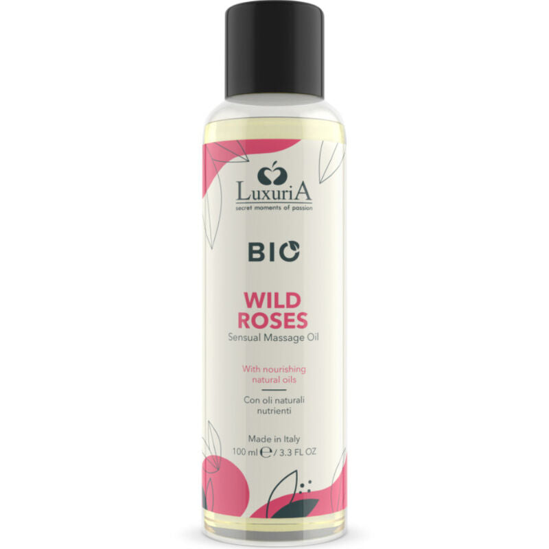 INTIMATELINE LUXURIA - ÓLEO DE MASAJE BIO ROSAS SELVAGENS 100 ML