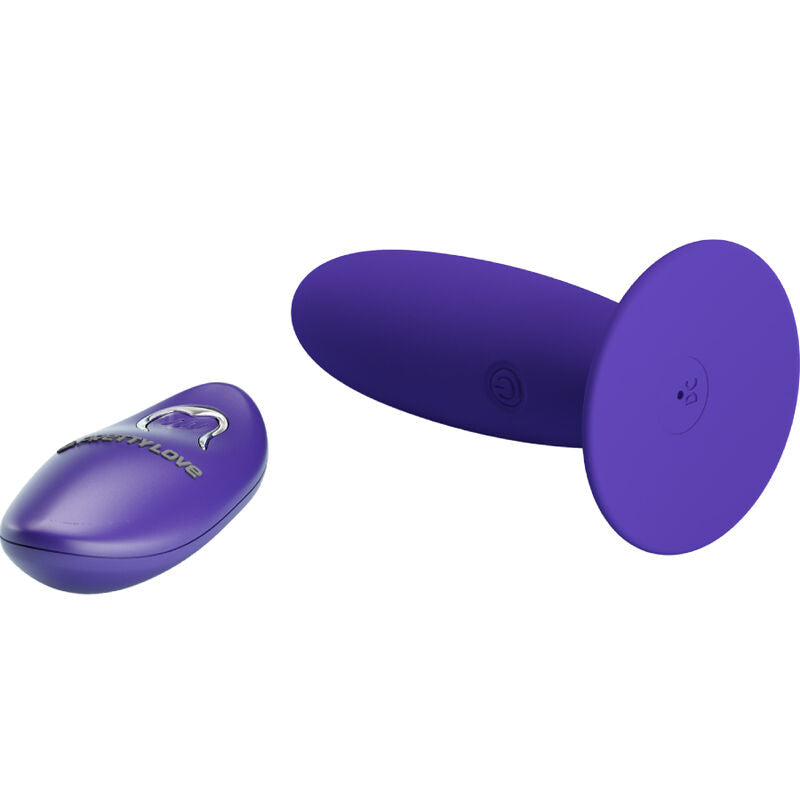 PRETTY LOVE - YOUTH PLUG ANAL VIBRADOR COM CONTROLO REMOTO VIOLETA