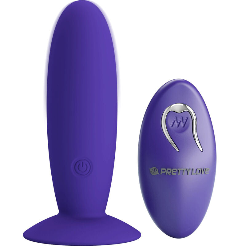PRETTY LOVE - YOUTH PLUG ANAL VIBRADOR COM CONTROLO REMOTO VIOLETA
