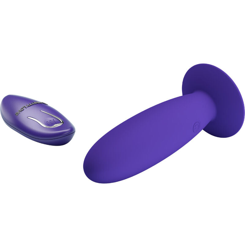 PRETTY LOVE - YOUTH PLUG ANAL VIBRADOR COM CONTROLO REMOTO VIOLETA