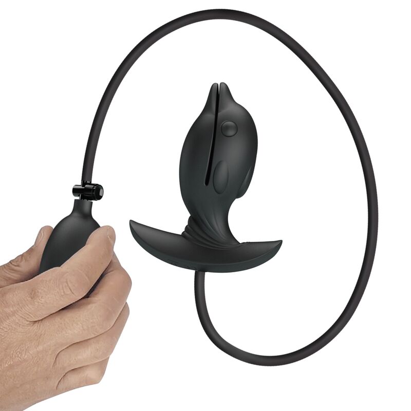 PRETTY LOVE - PLUG ANAL DELFIN INSUFLÁVEL & RECARREGÁVEL