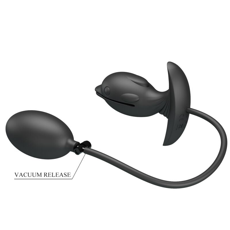 PRETTY LOVE - PLUG ANAL DELFIN INSUFLÁVEL & RECARREGÁVEL