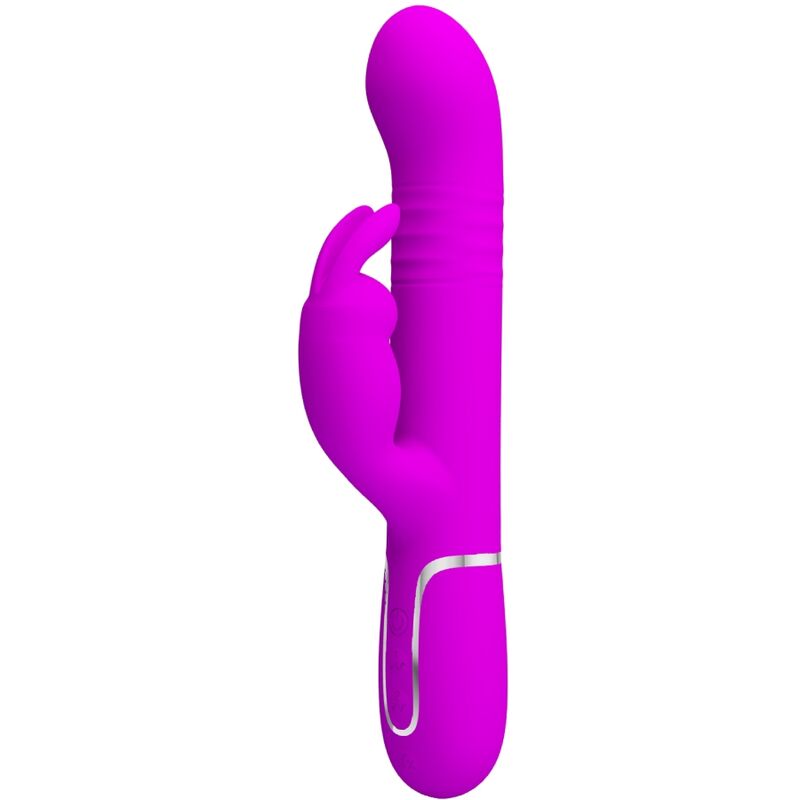 PRETTY LOVE - VIBRADOR COALE RABBIT COM PÉROLAS VIOLETA