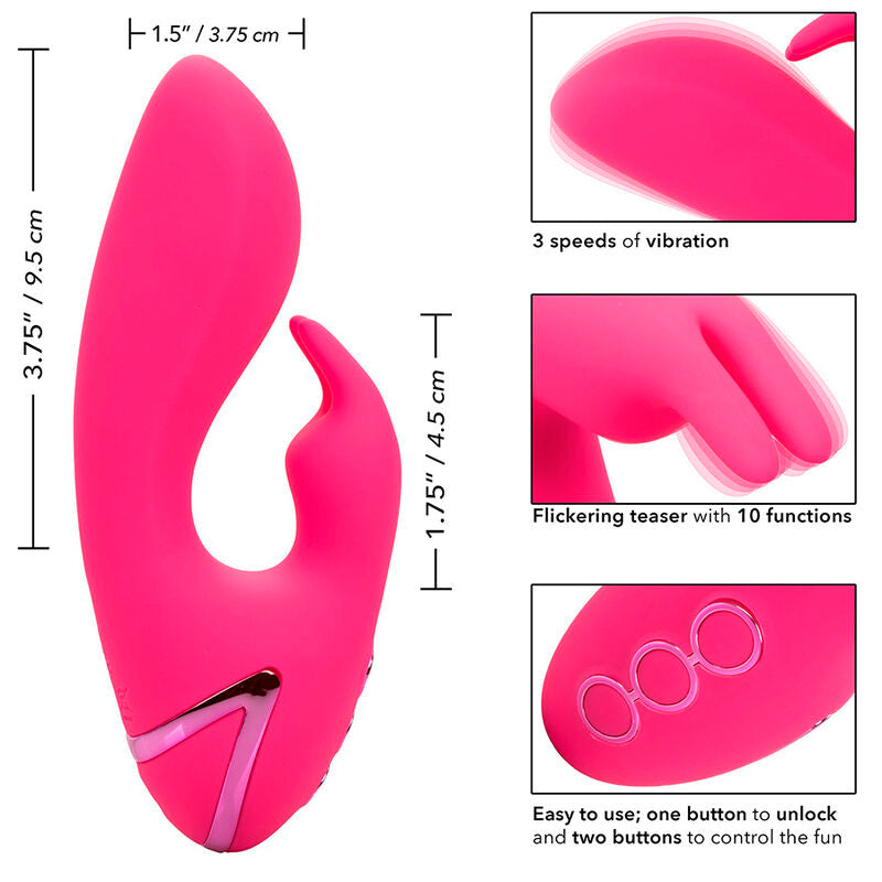 CALEXOTICS - SO. CAL SUNSHINE VIBRADOR RABBIT FUCSIA BY CALIFORNIA DREAMING