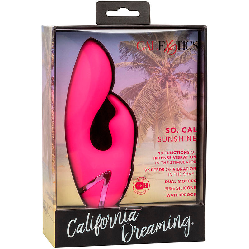 CALEXOTICS - SO. CAL SUNSHINE VIBRADOR RABBIT FUCSIA BY CALIFORNIA DREAMING