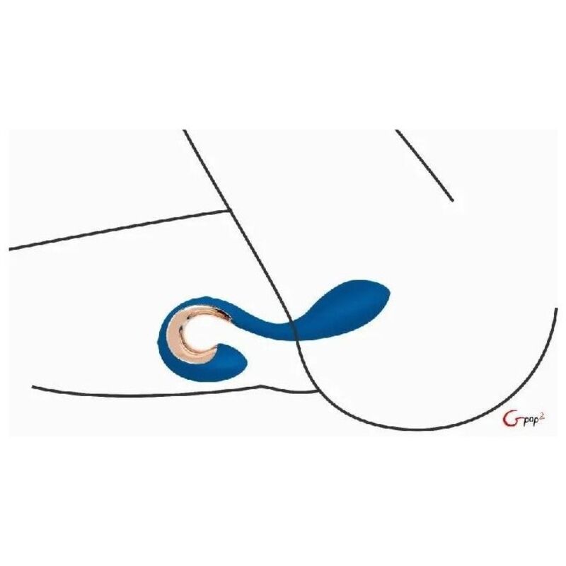 G-VIBE - GPOP 2 VIBRADOR GEP PONTO AZUL ÍNDIGO