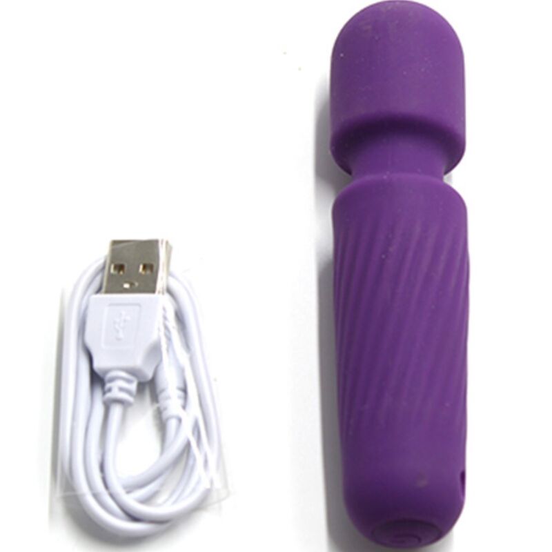 ARMONY - TU MASAJEADOR MÁGICO E VIBRADOR RECARREGÁVEL 10 VIBRAÇÕES ROXO