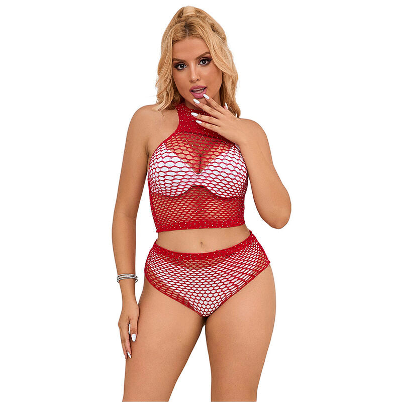SUBBLIME - 952402 CONJUNTO DE RED COM DIAMANTES ROSA TAMANHO ÚNICO