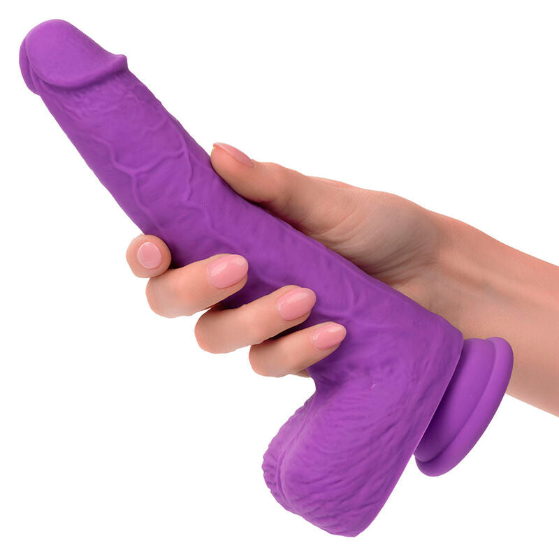 CALEXOTICS - STUDS VIBRADOR RECARREGÁVEL E ROTATIVO 10 VIBRAÇÕES ROXO