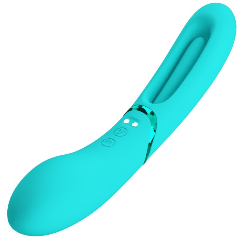 ROMANCE - LEXIE VIBRADOR PONTO G 7 VIBRAÇÕES AZUL