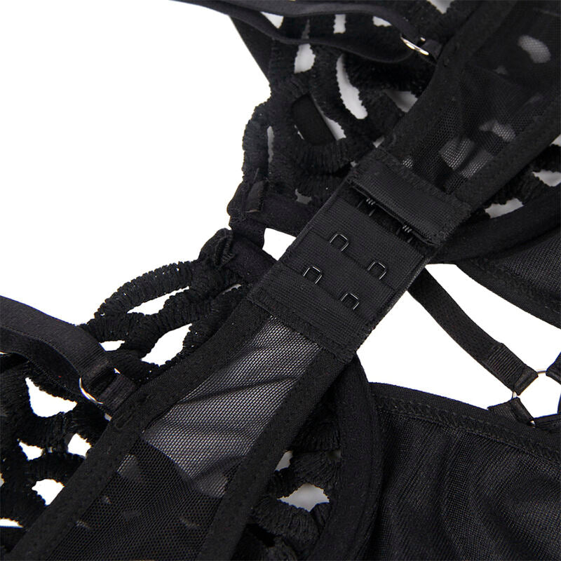 Subblime - 954055 Body Sexy de Renda Negro S/M