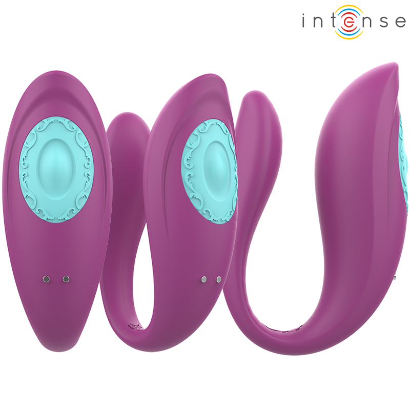 INTENSE - ANNIE VIBRADOR EM FORMA DE UE ESTIMULADOR ROXO CONTROLO REMOTO
