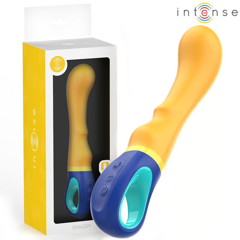 INTENSE - SHAGGY VIBRADOR PONTO G AMARELO