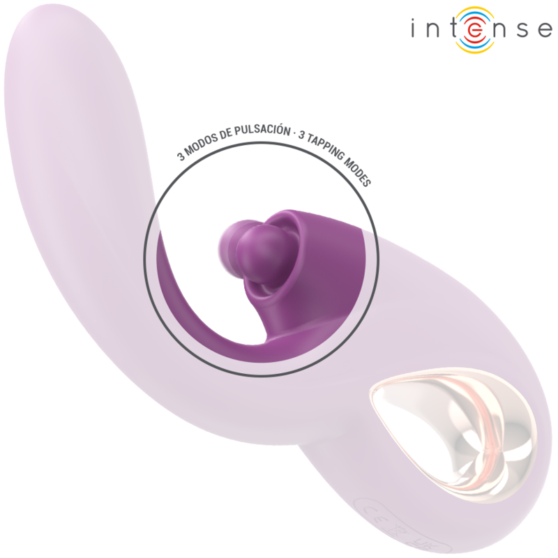 Intenso - Lali Vibrador Multifuncional Punto G Tapping e Thrust e Vibration Roxo