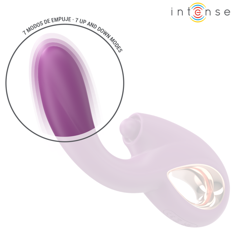 Intenso - Lali Vibrador Multifuncional Punto G Tapping e Thrust e Vibration Roxo