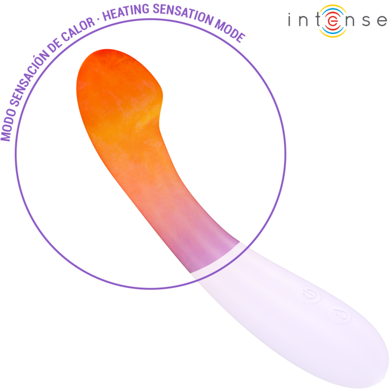 INTENSO - BECKY VIBRADOR 19 CM AQUECÍVEL 7 VIBRAÇÕES ROXO