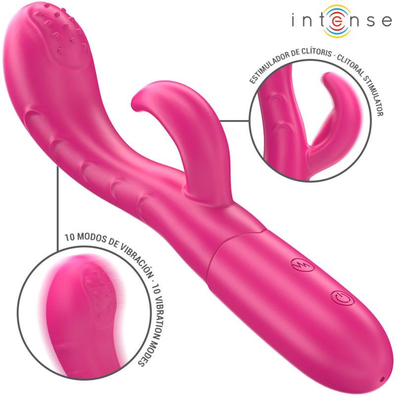 Intenso - Amara Vibrador Com Língua Estimulante 10 Vibrações Rosa