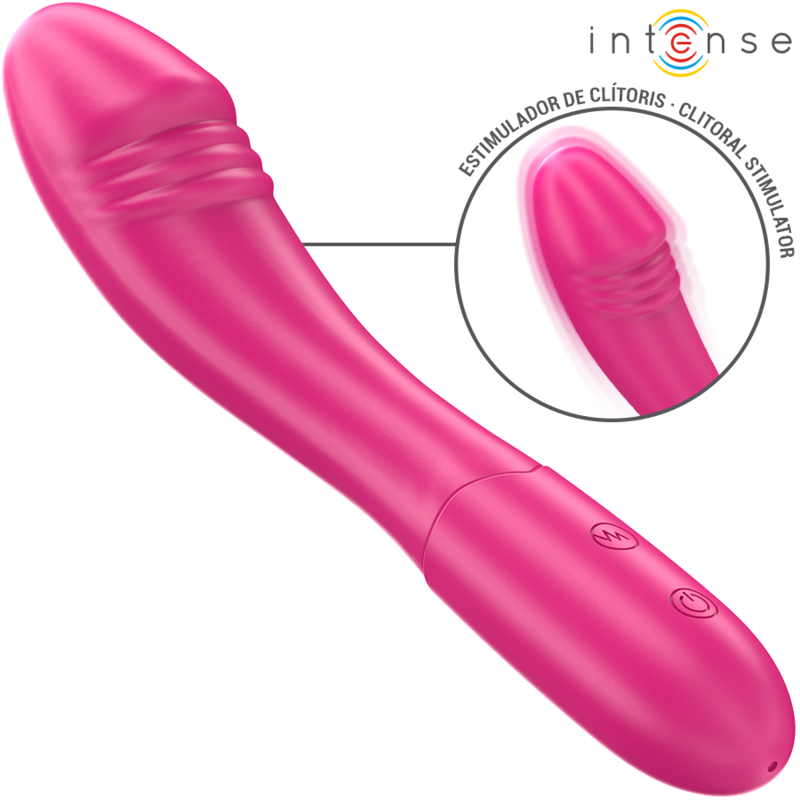 Intenso - Belinda Vibrador 19 Cm Flexível 10 Vibrações Rosa