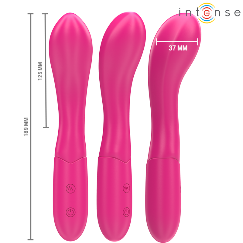 Intenso - Lisette Vibrador 19 Cm Flexível 10 Vibrações Rosa