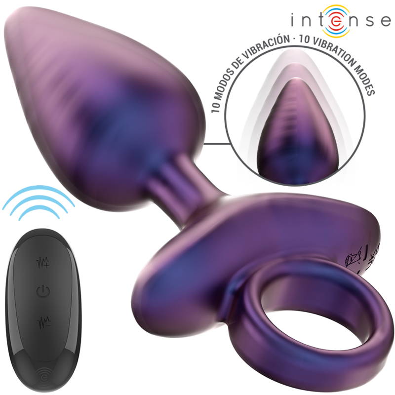 Intenso - Michael Vibrador Anal Plug Modelo 2 Controle Remoto