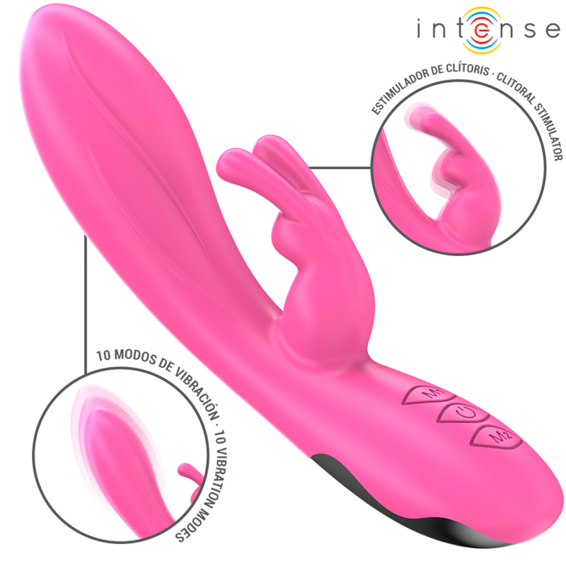Intenso - Randall Rabbit Vibrador 10 Vibrações Rosa