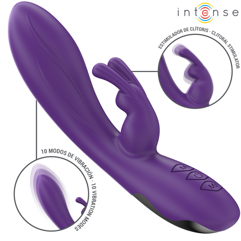 Intenso - Randall Rabbit Vibrador 10 Vibrações Roxo