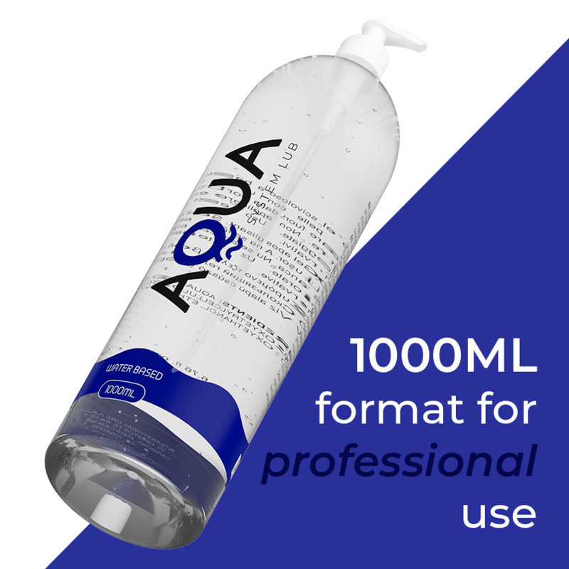 AQUA CALIDAD - LUBRIFICANTE A BASE DE ÁGUA 1000 ML