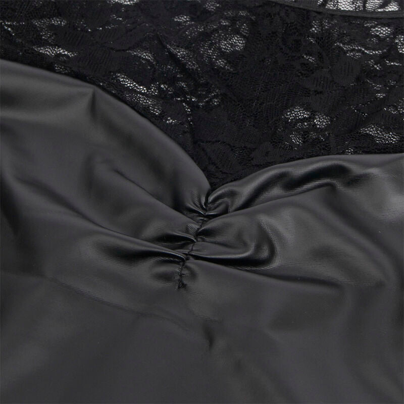 SUBBLIME - 955601 VESTIDO DE MANGA COMPRIDA EM RENDA PRETO L/XL