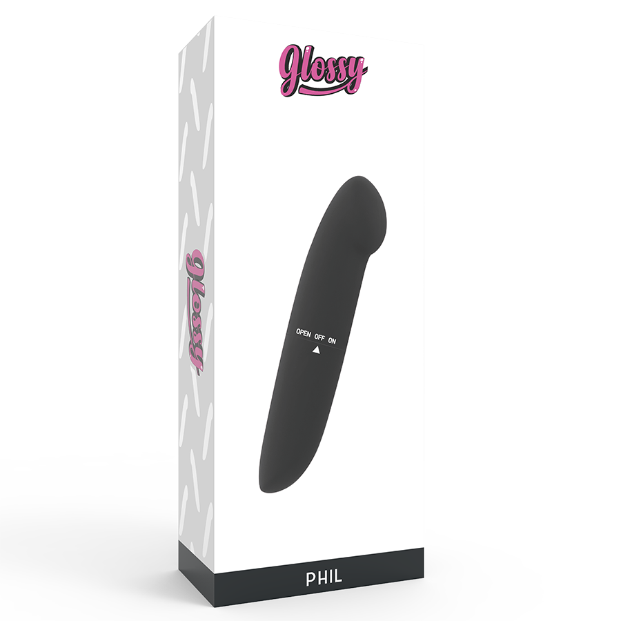 GLOSSY - PHIL VIBRADOR PRETO
