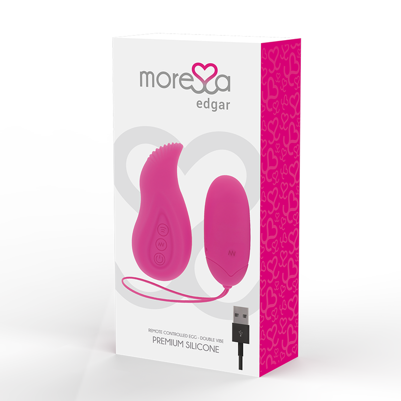 MORESSA - EDGAR SET DUO OVO COMANDO REMOTO COM VIBRAÇÃO PREMIUM SILICONE - Sex Shop Sexy