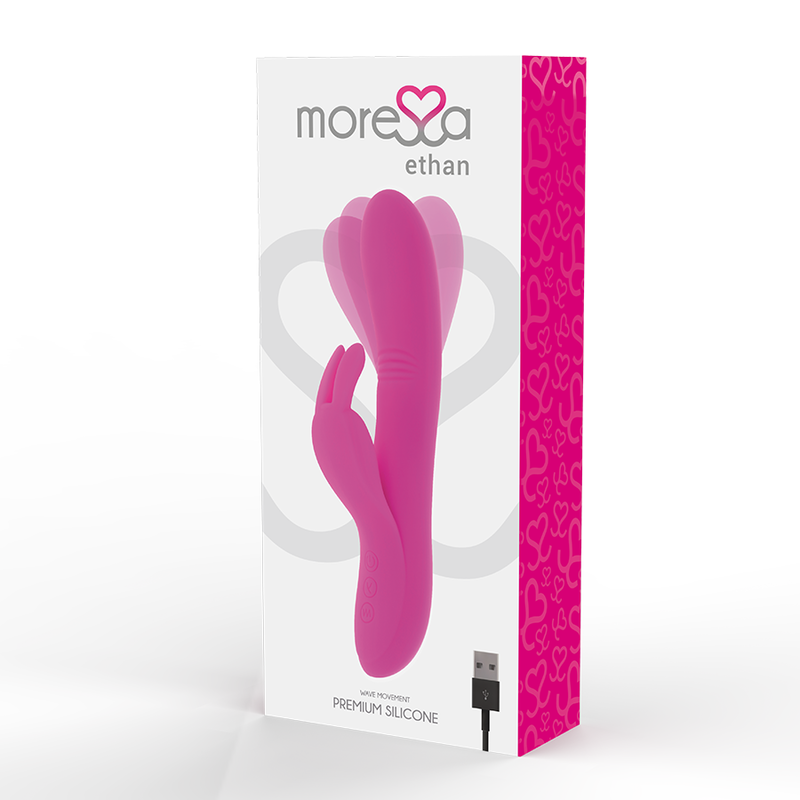 MORESSA - ETHAN EFEITO WAVE VIBRAÇÃO POTENTE PREMIUM SILICONE RECARREGÁVEL - Sex Shop Sexy