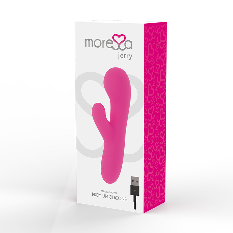 MORESSA - JERRY CLIP VIBRADOR PONTO G E CLITÓRIS PREMIUM SILICONE RECARREGÁVEL - Sex Shop Sexy